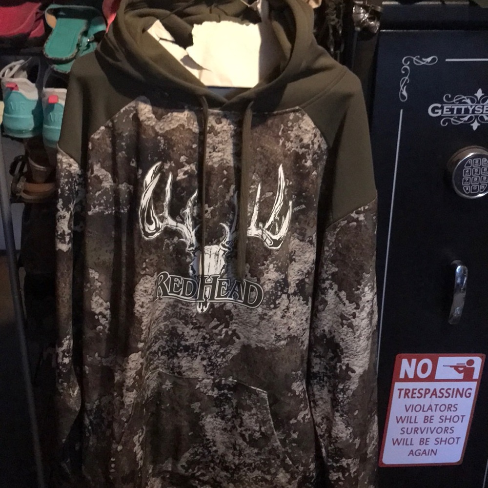 Redhead fleas  men’s jacket with hoodie